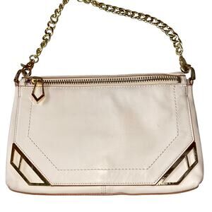 Botkier Shoulder Bag Chain Deco Strap Convertible Purse Leather